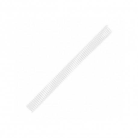 Binding Spirals Fellowes 100 Units White Metal Ø 24 mm
