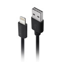 Forever M02 car charger 1x USB 2A black + Lightning cable