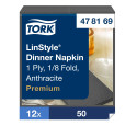 Tork LinStyle  antratsiithall Õhtusöögisalvrätikud  39x39cm, 50tk 8F 478169