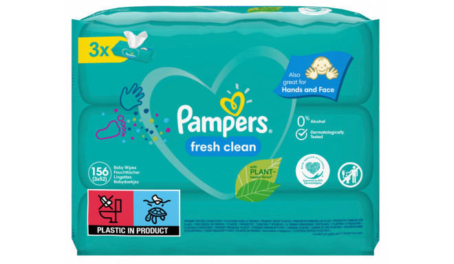 PAMPERS niisked salvrätikud Fresh Clean 3x52tk