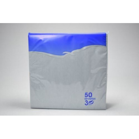 Salvrätikud LENEK hall,33x33cm, 3-kihiline 50tk.