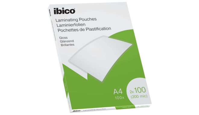 Lamineerimistaskud Ibico A4 100M.Gloss/100