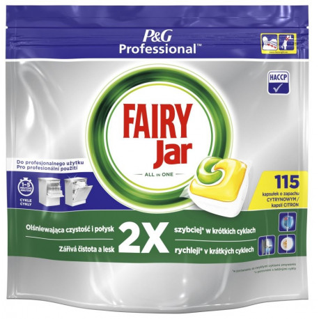 Nõudepesumasina kapslid FAIRY Ain1 lemon 115 tk