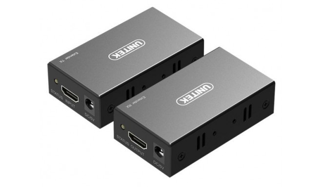 UNITEK EXTENDER HDMI OVER ETHERNET, 60M, V100A