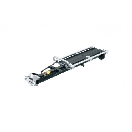Topeak MTX BeamRack E Type alumiinium must, hõbedane