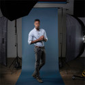 Superior Background Paper 01 Deep Blue 1.35 x 11m