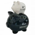 Money box DKD Home Decor 15 x 13 x 21 cm Children's Pig Dolomite