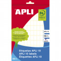 Self adhesive labels Apli 8 x 12 mm Белый 10 Листья (10 штук)