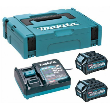 Battery and charger set MAKITA 40V Max XGT 2x2.5Ah