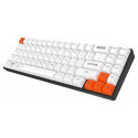 DAREU EK871 keyboard USB + Bluetooth QWERTY English Orange, White