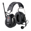 3M Peltor MRX21A2WS6 WS ALERT XP Headset, Black, 30 dB, Bluetooth, Headband