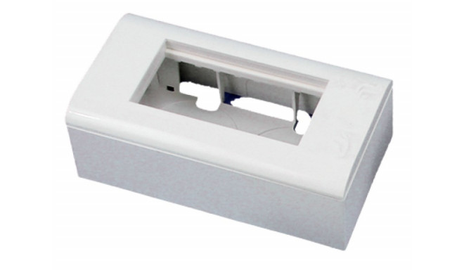 Set 2M Alantec white Box + support + frame 90x45