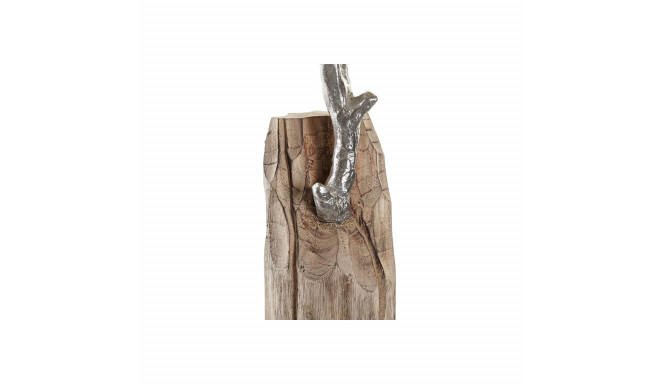 Decorative Figure DKD Home Decor Trunk Silver Tree Brown Aluminium Colonial Mango wood (26 x 11 x 51