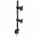 Techly 020690 Uchwyt podwójny biurkowy LED/LCD, 13-27", 20kg, pionowy