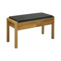 Sols MONDEO 88xD36xH49,2cm,  sçdeklis: âda, koks: ozols, apdare: eïïots