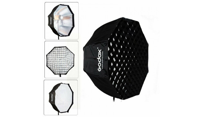 Godox Softbox met Paraplu Aansluiting 95cm + Grid