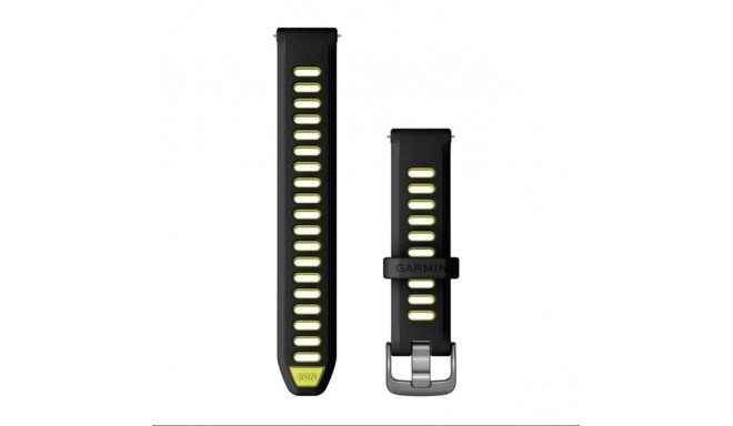 Garmin Forerunner 265S Watch Band, Black/Yellow, 18 mm