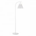 Floor Lamp 26 x 26 x 146 cm Metal White