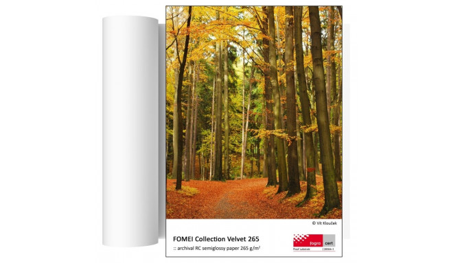 Fomei Collection Velvet 265g/m2 Inkjet papīrs 43.2cm x 30.5m