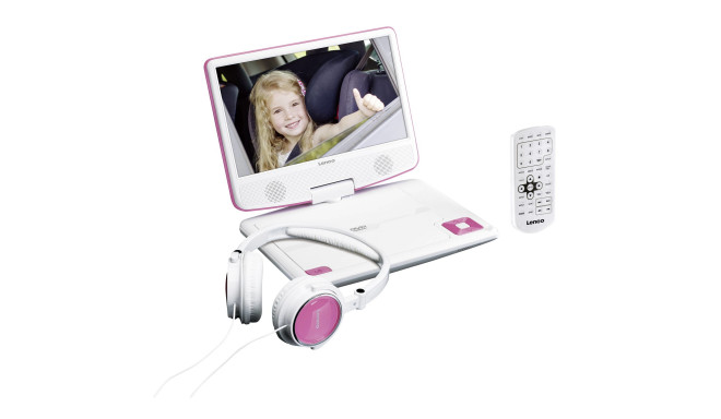 Lenco DVD-mängija DVP-910, roosa