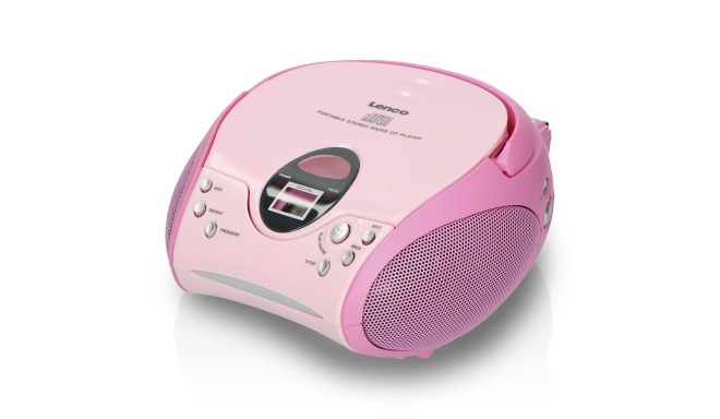 Lenco CD-mängija SCD-24, roosa