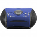 Lenco music system SCD-24, blue/black