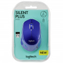 Logitech mouse M330 Silent Plus, blue