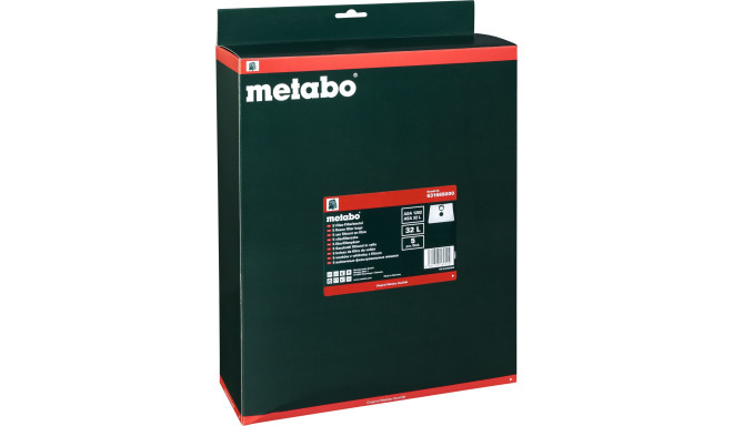Metabo 5 Fleece Filter Bags 32l