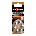 Ansmann patarei Zinc-Air 312 (PR41) Hearing Aid 10x6tk