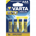 Varta battery Longlife Extra Micro AAA LR 03 10x4pcs