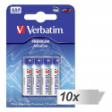Verbatim battery Alkaline Micro AAA LR 03 10x4pcs (49920)
