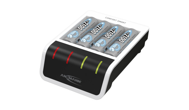 Ansmann battery charger Comfort Smart Charger + 4xAA battery Mignon2100mAh