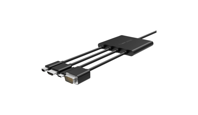 Belkin Digital Multiport Adapt Mini-DPP,HDMI,USB-C,VGA to HDMI