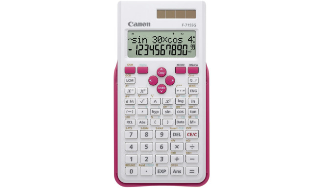 Canon calculator F-715SG-WHM, valge/magenta