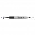 1x8 Sharpie Twin Tip Permanent- marker UF + F 8 colours