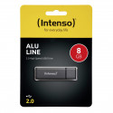 12x1 Intenso Alu Line anthracite 8GB USB Stick 2.0