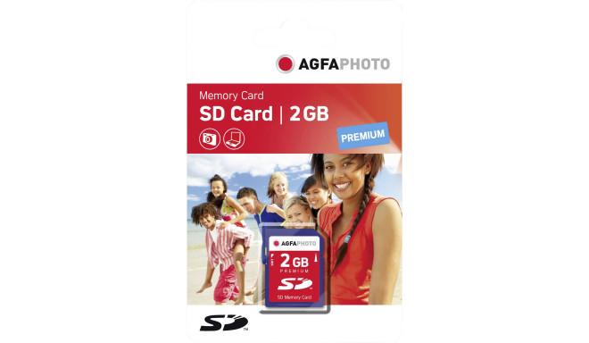 AgfaPhoto mälukaart SD Card 2GB 133x Premium