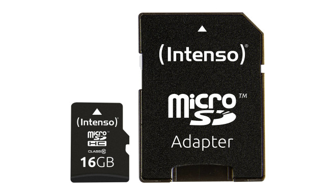 Intenso microSDHC           16GB Class 10
