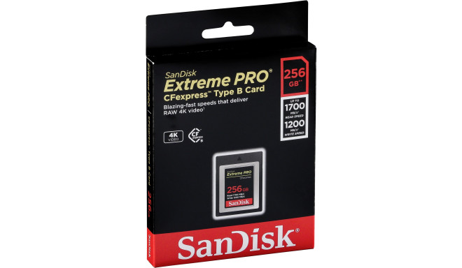 SanDisk CF Express Type 2  256GB Extreme Pro     SDCFE-256G-GN4NN