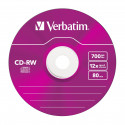 Verbatim CD-RW 80 700MB 10x Slim Colour 5pcs