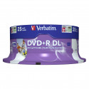 1x25 Verbatim DVD+R Double Layer 8x Speed, printable, 8,5GB