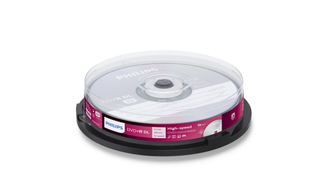 Philips DVD+R 8,5GB DL 8x SP 1x10pcs