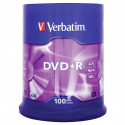 Verbatim DVD+R 4.7GB 16x 100pcs Cake Box
