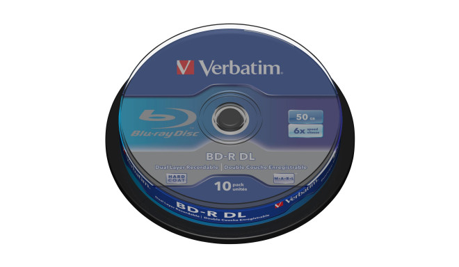 Verbatim BD-R 50GB 6x 10pcs Cake Box