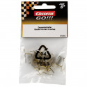  CARRERA GO!!! slot racing accessory Double Contact Brushes (61510)