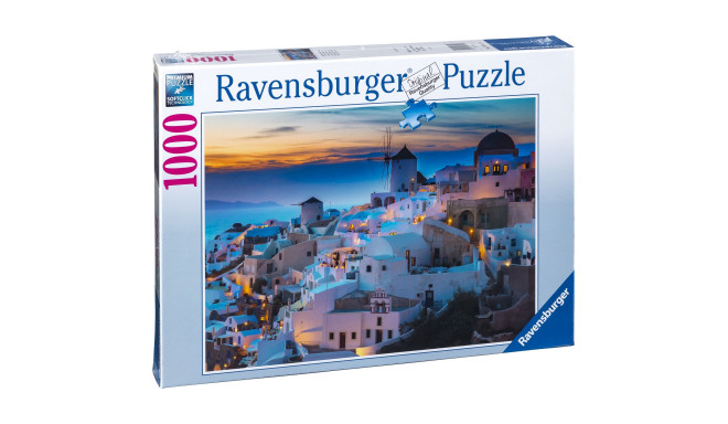 Ravensburger Evening in Santorini   1000 Pieces Puzzle