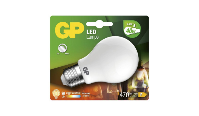 GP Lighting Filament Classic E27 LED 4,2W (40W) dimm. GP 078227