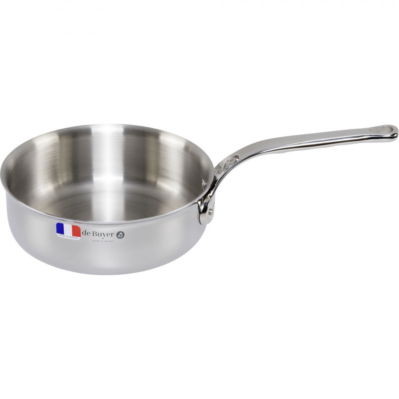 De buyer Affinity Saucepot With Lid 28 cm Silver
