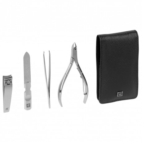 Zwilling maniküüri pediküüri komplekt 4-osaline koos küünetangidega, nahk