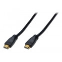 DIGITUS HDMI High Speed connection cable type A w/ amp. M/M 10.0m Full HD CE gold bl